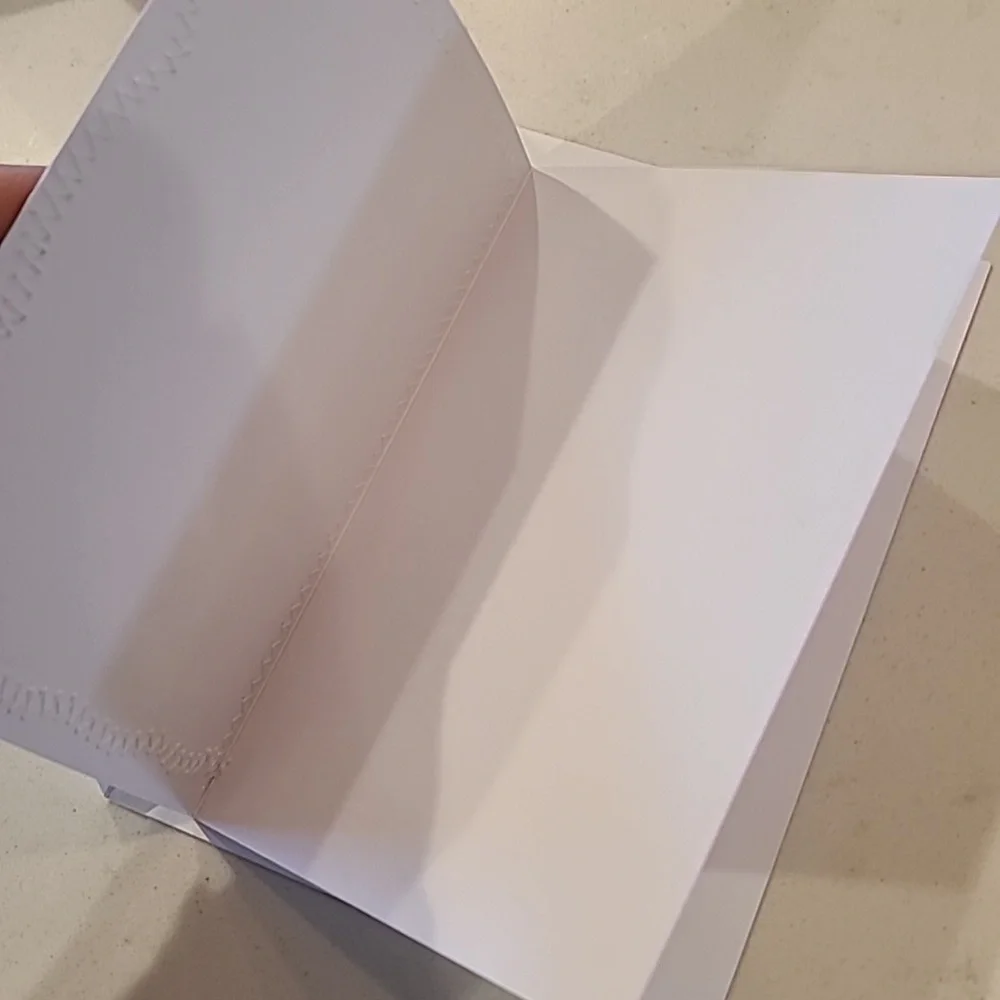 Handmade Christmas handkerchief cards.